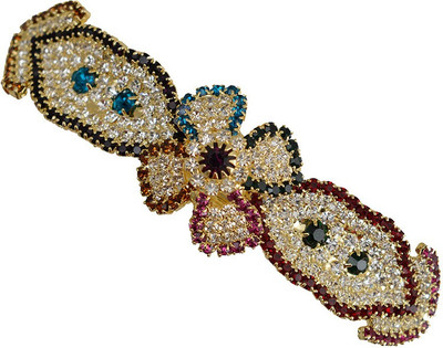 

Taj Pearl Designer Hair Clip(Gold)