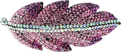

Glitters Online Pink Colour American Diamond Hair Clip(Pink)