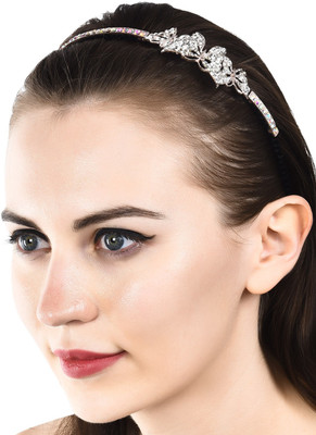 

Prita Buttterfly American Diamond Party Wear Hair Band Hair Band(Multicolor)