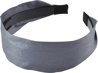 

Sarah Wide Solid Hair Band(Grey)