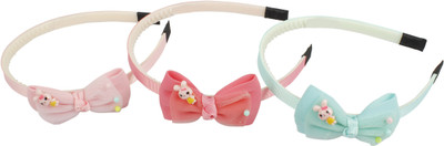 

Muchmore Baby Girl Knot Ribbon Hair Band(Multicolor)