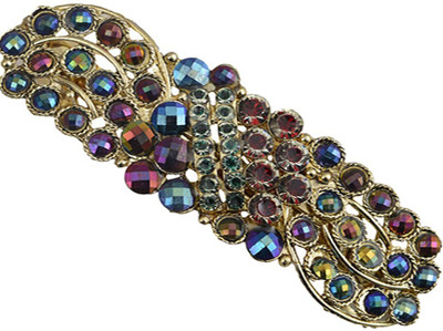 

Taj Pearl Designer Hair Clip(Gold)