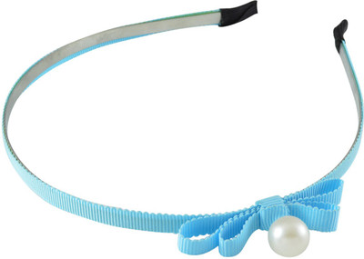 

Sarah Pearl Bow Hair Band(Blue)