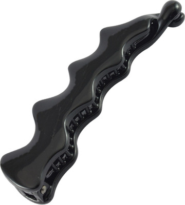 

Sarah Wavy Design Hair Claw(Black)