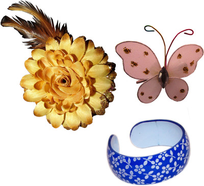 

Anokhi Ada Floral Tic-Tac Hair Accessory Set(Multicolor)