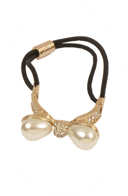 

Itz About U PEARL BOW Rubber Band(White, Black)