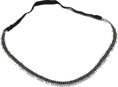 

WOW! White & Black Crystal Head Band(Black)