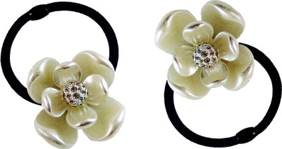 

Trendy Nuts Lotus Pearls Rubber Band(Multicolor)
