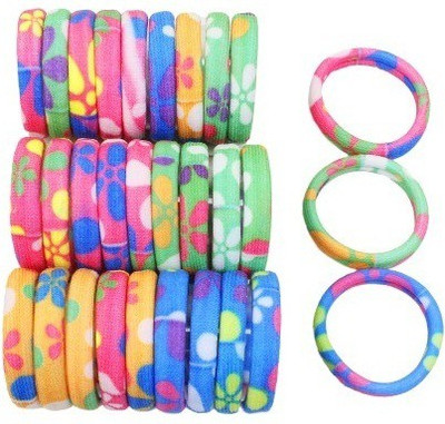 

One Personal Care Charming Colorsplash Scrunchies Rubber Band, Hair Accessory Set(Multicolor)