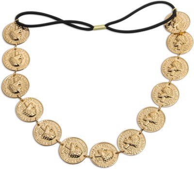 

The Bling Stores ROMAN INSPIRATION GOLDEN COIN HEAD BAND Hair Band(Gold)