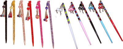 

Yashasvi Juda Stick Hair Accessory Set(Multicolor)