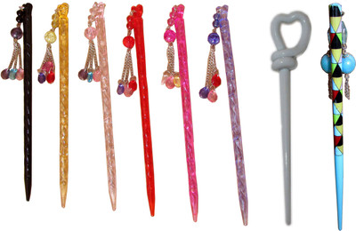 

Samyak Juda Sticks Hair Accessory Set(Multicolor)