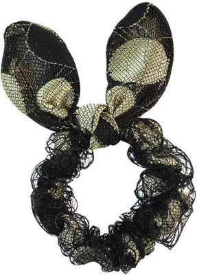 

Sarah Printed Rubber Band(Black)