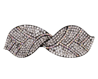 

Glitters Online White Stone Designer Hair Clip(Purple)