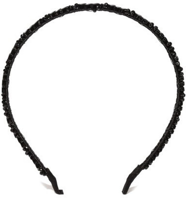 

Rubans Black Embellished Hair Band(Black)