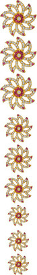 

Vama Fashions Flower Shape Hair Pin(Gold)