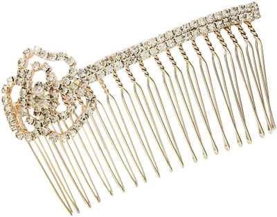 

20 Dresses Brighter The Bigger Flower Hair Clip(Gold)