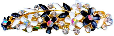 

Utopian Enamel and Stone Hair Clip(Black)