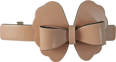 

Ammvi Creations Floral-Bow Pattern Solid Gracious for Women Hair Clip(White)