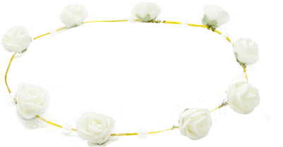 

Aarika Tiara(White, Pack of 1)