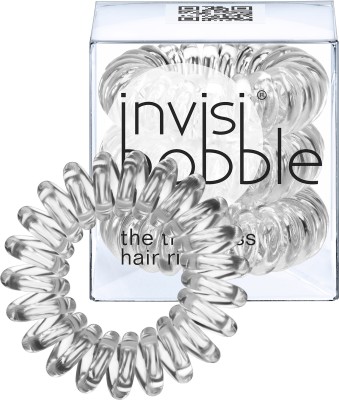 

Invisibobble Traceless Ring Crystal Clear Rubber Band(White)