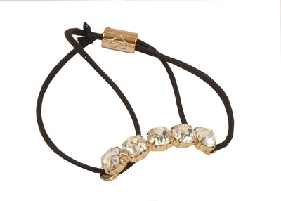 

Itz About U CZ 4 Rubber Band(Gold, White)