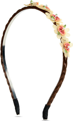 

Sparkle Street Fresh Pink Hair Band(Brown, Cream, Pink)