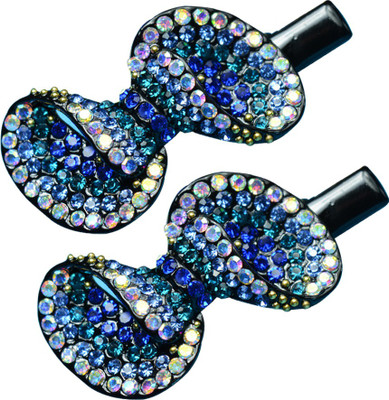 

Glitters Online Blue Colour American Diamond Hair Accessory Set(Blue)