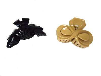 

Modish Look Combo Of Two Clutchers For Women Hair Accessory Set(Black, Yellow)