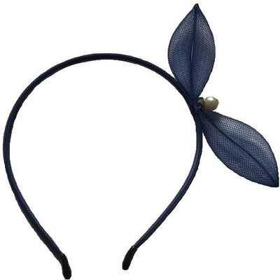 

Viva Fashions Pearl Centered Bow Hair Band(Blue)