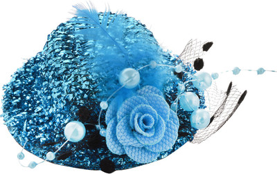 

Angel Closet Hat with Pearls Hair Clip(Blue)