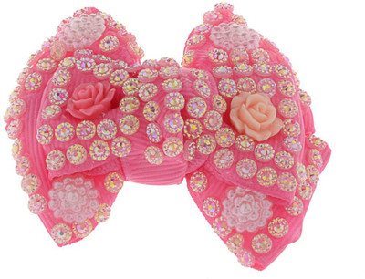 

The Ethnic Wears Handcrafted Hair Clip(Pink)