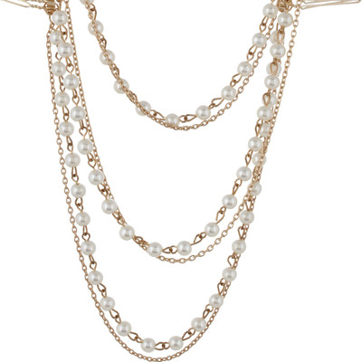 

Fayon Golden Chain Layers with Comb Hair Pin(Gold)