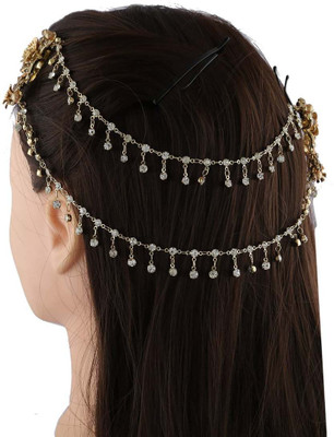 

Anuradha Art HB-167 Hair Chain(Gold)