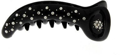 Anuradha Art Stylish Banana Clip(Black)