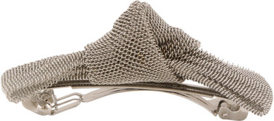 Jazz Jewellery Toned Stone Hair Clip(Silver)