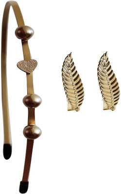 

Sagunya Pearl Hair Accessory Set(Gold)