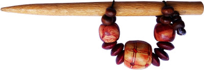 

CraftEra Wooden Stick Hair Pin(Brown)