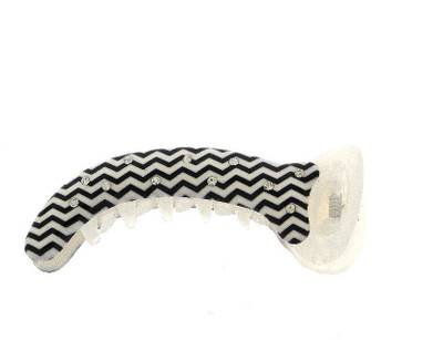 

Anuradha Art Trendy Banana Clip(White, Black)