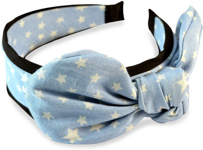 

Sarah Bow, Star Print Hair Band(Blue)