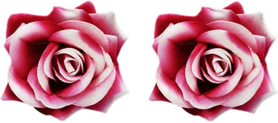 

Majik Artifical Flowers for styling set of 2 Hair Clip(Pink)