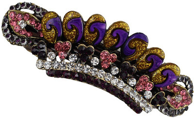 

Taj Pearl Designer Hair Clip(Yellow)
