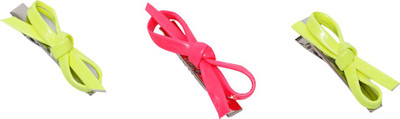 

Dchica Neon Chic Bow Hair Clip(Multicolor)