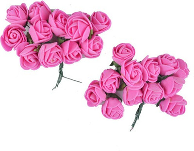 

Majik Artificial Flower Accesssories Hair Clip(Pink)