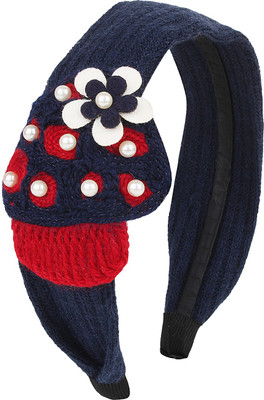 

Fayon Weekend Party Multicolor Woolen Pearl or Flower Hair Band(Multicolor)