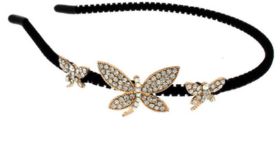 

Anuradha Art Stylish Head Band(Black, White)