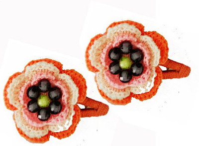 

OPC Beautiful Ethnic Hair Accessory - Pack of 2 Tic Tac Clip(Multicolor)