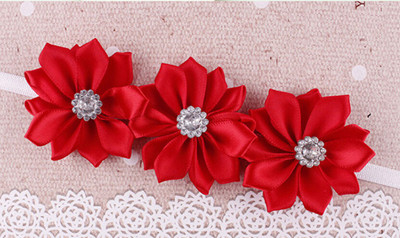 

AkinosKIDS Glitter sequin bowknot Baby Head Band(Pink)
