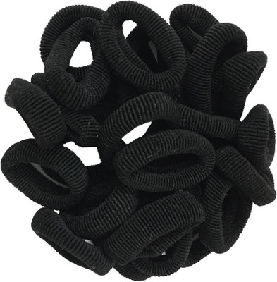 

Shop & Shoppee Pack of Medium size soft hair Rubber bands Rubber Band(Black)