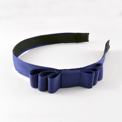 

Sarah Tripple Bow Hair Band(Blue)